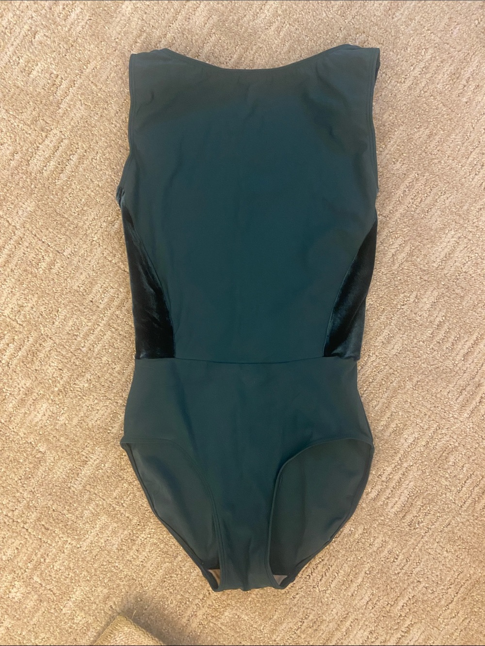 Eleve Lagoon Velvet Leotard